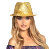Pailletten Hut Popstar (gold) - Thumbnail Image 2