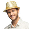 Pailletten Hut Popstar (gold) - Thumbnail Image 3