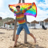 Fischnetz Shirt Regenbogen - Thumbnail Image 6