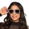 Brille Bling bling (schwarz) - Thumbnail Image 2