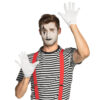 Handschuhe mit Druckknopf (weiß) - Thumbnail Image 5