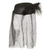 Hut Black Widow mit Schleier - Thumbnail Image 1