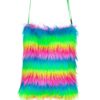 Regenbogen Plüschhandtasche - Thumbnail Image 1