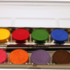 12 Farben Metall-Palette im Metalletui und 2 Profi-Pinsel - Thumbnail Image 3