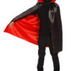 Dracula Umhang mit Kragen schwarz/rot - Thumbnail Image 2
