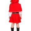 Kleid mit Umhang rot - Thumbnail Image 3