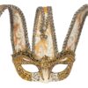 Maske Joker mit Schellen (gold) - Thumbnail Image 1