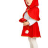 Rotes Kleid mit Umhang - Thumbnail Image 2