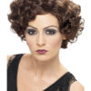 20er Flirty Flapper Perücke (braun) - Thumbnail Image 1