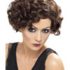20er Flirty Flapper Perücke (braun) - Thumbnail Image 2
