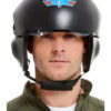 Top Gun Deluxe Helm (schwarz) - Thumbnail Image 2