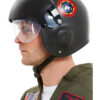 Top Gun Deluxe Helm (schwarz) - Thumbnail Image 4