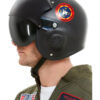 Top Gun Deluxe Helm (schwarz) - Thumbnail Image 3