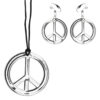 Peace-Set (Halskette und Ohrringe) - Thumbnail Image 1