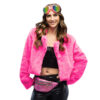 Jacke Fluffy Rave (neonpink) - Thumbnail Image 1