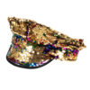 Mütze Kapitän Rainbow Switch (regenbogen/gold) - Thumbnail Image 2