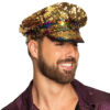 Mütze Kapitän Rainbow Switch (regenbogen/gold) - Thumbnail Image 3