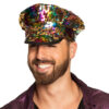Mütze Kapitän Rainbow Switch (regenbogen/gold) - Thumbnail Image 4