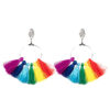 Ohrringe Regenbogen-Quasten - Thumbnail Image 1