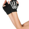 Handschuhe fingerlos Skelett - Thumbnail Image 1