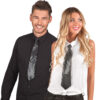Krawatte Spangles (schwarz) - Thumbnail Image 3