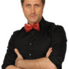 Fliege Pailletten (rot) - Thumbnail Image 2