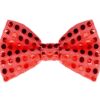 Fliege Pailletten (rot) - Thumbnail Image 1