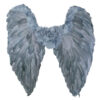 Fallen Angel Federflügel gefaltet (grau) - Thumbnail Image 2