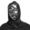 Gesichtsmaske Unbekannt mit Kapuze (silber) - Thumbnail Image 1