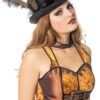 Zylinder Steampunk mit Brille (schwarz) - Thumbnail Image 2