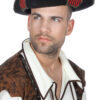Hut Pirat schwarz/rot - Thumbnail Image 1