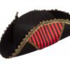 Hut Pirat schwarz/rot - Thumbnail Image 3