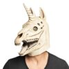 Latex Kopfmaske Einhorn Schädel - Thumbnail Image 1