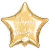 Folienballon Stern Happy New Year (gold) - Thumbnail Image 1