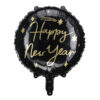 Folienballon Happy New Year (schwarz/gold) - Thumbnail Image 1