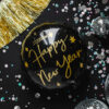Folienballon Happy New Year (schwarz/gold) - Thumbnail Image 2