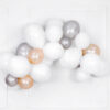 Luftballons Strong Pastel Pure White (100 Stk.) - Thumbnail Image 3