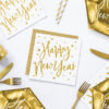 Servietten gold (20 Stk.) - Thumbnail Image 3